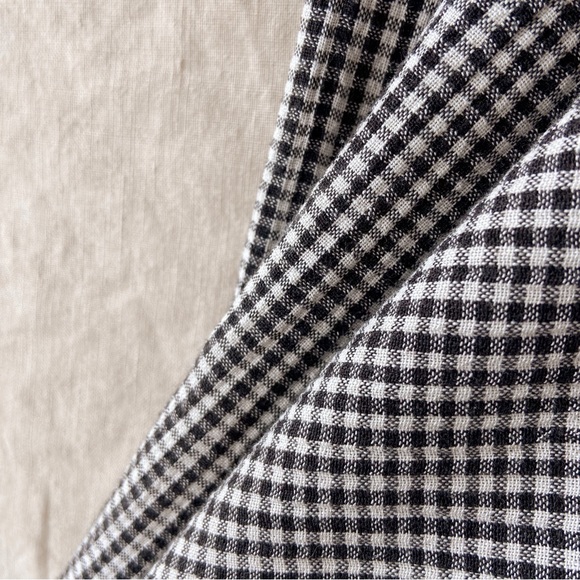 ‼️SOLD‼️ Vintage gingham fruit embroidered print short sleeve button down shirt - Picture 5 of 6